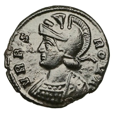 Romisches Reich Urbs Roma 334 335 Ae Follis Trier Wolfin Romulus Remus Barnebys