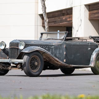1932 Delage D8S Cabriolet