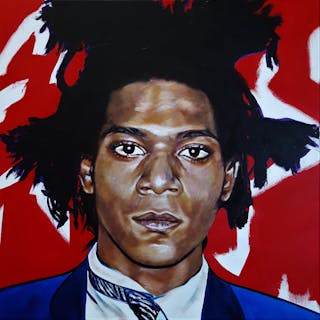 Jack Graves III, 'Jean-Michel Basquiat Icon', Icon Series 2019 - Apr