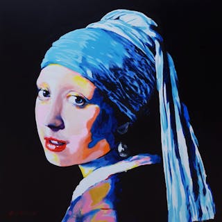 Jack Graves III, 'Girl with Pearl Earring Icon (Vermeer)', Icon Series