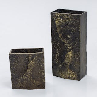 Bronze vases by Kaj Blomqvist