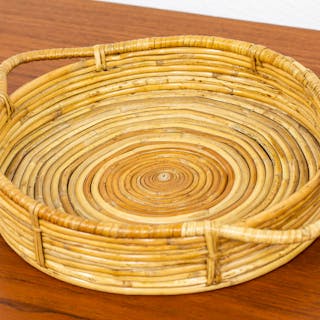 1950s Rattan basket from Finland