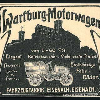 Wartburg Car Advertising is an original illustration...
