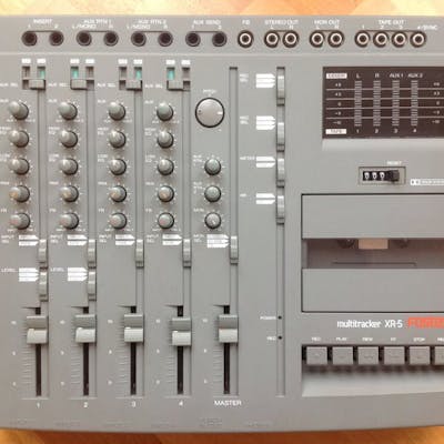 Fostex Xr 5 Vintage Analogue 4 Track Tape Recorder 1995 Barnes Fostex Xr 5 Vintage Analogue 4 Track Tape Recorder 1995 Barnes