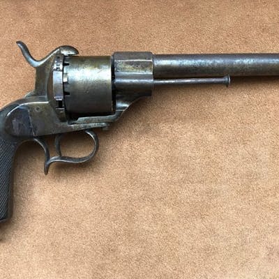 Big Spanish Lefaucheux Type M 1854 Pinfire Revolver Pablo Juaristi Ca 1860 Barnebys Big Spanish Lefaucheux Type M 1854 Pinfire Revolver Pablo Juaristi Ca 1860 Barnebys