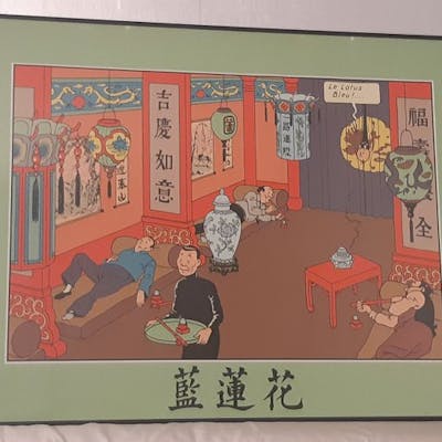 Tintin Serigraphie Escale Le Lotus Bleu La Salle D Opium 19 Barnebys Tintin Serigraphie Escale Le Lotus Bleu La Salle D Opium 19 Barnebys