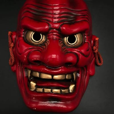 Noh Mask Ceramic And Paint Oni Men 鬼面 Demon Mask Japan 1960 70s Barnebys Noh Mask Ceramic And Paint Oni Men 鬼面 Demon Mask Japan 1960 70s Barnebys