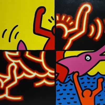 Keith Haring Kunst Fur Kinder Kunst Kunstideen