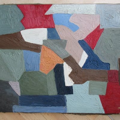 Serge Poliakoff Umkreis - Abstrakte Komposition um 1940 | Barnebys