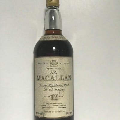 Macallan 12 Years Old Original Bottling B 1980s 1 0 Litre Barnebys
