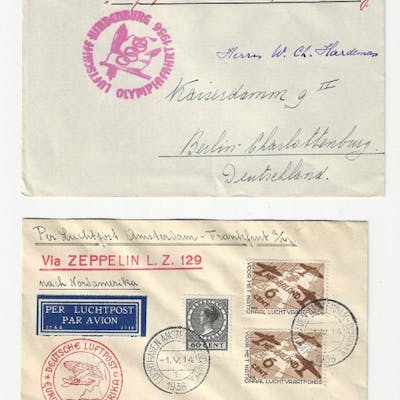 Niederlande 1936 Zeppelin Hindenburg Lz 129 Barnebys