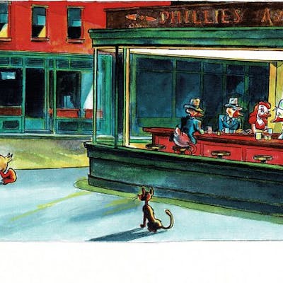 American Artist Edward Hopper Nighthawks 1942 Zipper Pouch By Tomsredbubble Redbubble