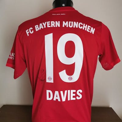 Fc Bayern Munchen Deutsche Fussball Liga Alphonso Davies 19 Trikot E Barnebys