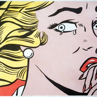 Roy Lichtenstein 1923 1997 Crying Girl 1963 Barnebys Roy Lichtenstein 1923 1997 Crying Girl 1963 Barnebys