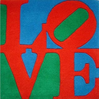 Robert Indiana (1928-2018) - Classic LOVE - exklusiver limitierter Kunstteppich