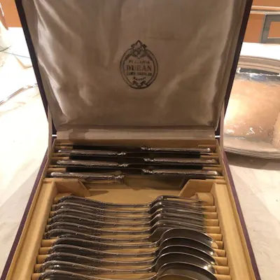 Cutlery Set 915 Silver Plateria Pedro Duran Madrid Barnebys Cutlery Set 915 Silver Plateria Pedro Duran Madrid Barnebys