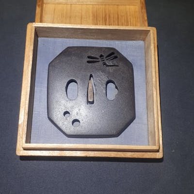 Tsuba 1 Cast Iron Animal Tombo Japan Edo Period 1600 1868 Barnebys Tsuba 1 Cast Iron Animal Tombo Japan Edo Period 1600 1868 Barnebys