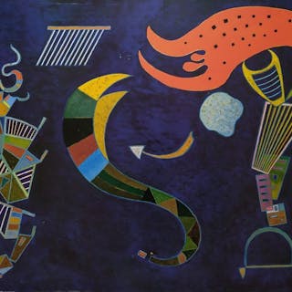 Wassily Kandinsky (1866-1944) (after) - "Der Pfeil, 1943" - (60x80cm)