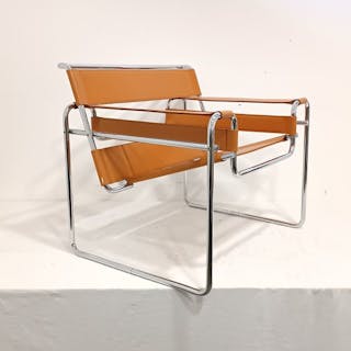 Knoll - Marcel Breuer - Armchair - Wassily Chair - Leather, Steel