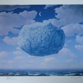 René Magritte (1898-1967), after - The stone in the clouds
