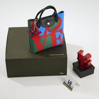 Robert Indiana (1928-2018) - LOVE RED sculpture box +...