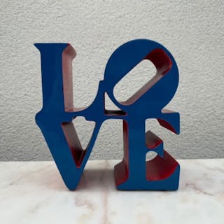 Robert Indiana (after) - LOVE Red Blue