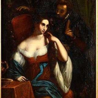 Achille Deveria (1800-1857) - Titian's Mistress