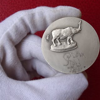 Spagna. Silver medal 1975 Salvador Dali (Senza Prezzo di Riserva)