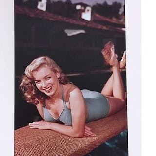 Bruno Bernard - Marilyn Monroe at the Racquet club, Palm Springs