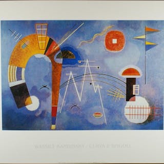 after Wassily Kandinsky (1866-1944)-(Nach) - "Curve e Spigoli" 1930