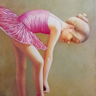 Antonio Sciacca (1957) - Ballerina - Omaggio al Maestro Edgar Degas
