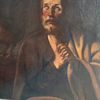 Artista Caravaggesco del secolo XVII - San Pietro