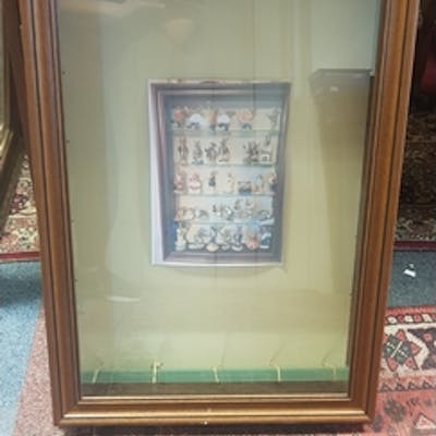 A Modern Glass Fronted Wall Mounting Display Cabinet Barnebys