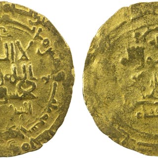 GREAT SELJUQ: Sanjar, 1099-1118, AV dinar (2.79g), uncertain mint