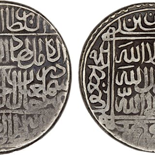 SAFAVID: Isma'il I, 1501-1524, AR shahi (9.23g), Astarabad, ND, VF