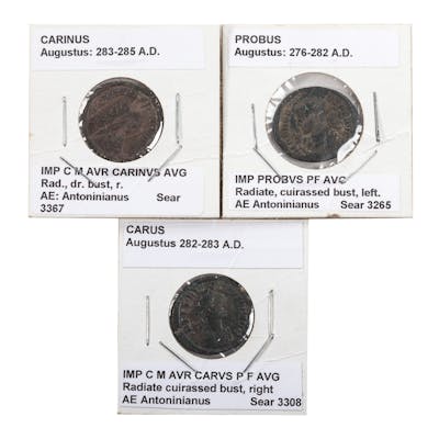 Three 3rd Century Roman Ae Antoninianus Coins Barnebys