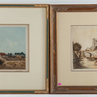 Two Jean-Francois Raffaeli lithographs