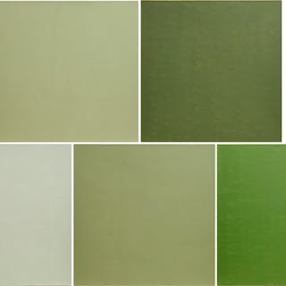Joseph Amar, (5) oil on linen paintings, 1990