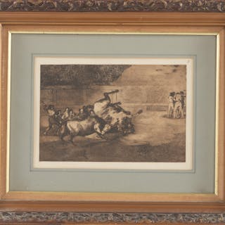 Francisco de Goya, "Bullfight," etching