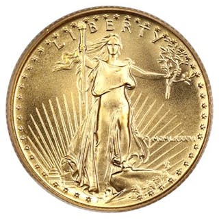 1986 Gold Eagle $10 PCGS MS69