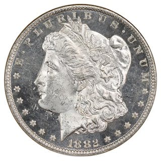 1882-CC $1 NGC MS63 DPL