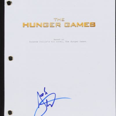 Josh Hutcherson Signed The Hunger Games Movie Script Beckett