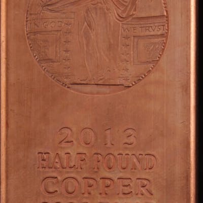 1 2 Half Pound 9995 Fine Copper Liberty Bullion Bar Barnebys 1 2 Half Pound 9995 Fine Copper Liberty Bullion Bar Barnebys