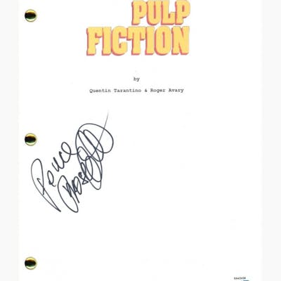 Rosanna Arquette Signed Pulp Fiction Movie Script Autographcoa Coa Barnebys Rosanna Arquette Signed Pulp Fiction Movie Script Autographcoa Coa Barnebys
