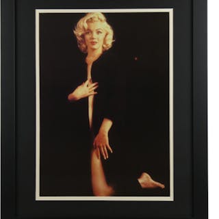 Marilyn Monroe Black Cardigan Photo