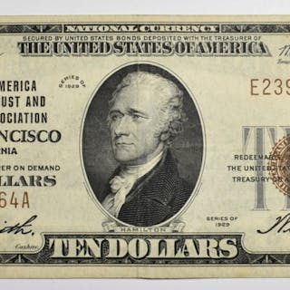 1929 $10 NATIONAL BANK NOTE