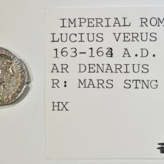 LUCIUS VERUS 163-164 AD AR DENARIUS
