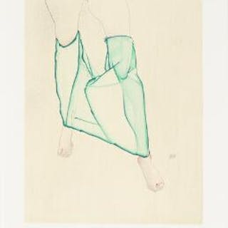 Egon Schiele: "Erotica", 2007. Partly signed and dated. Publication
