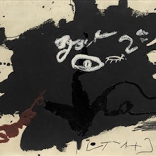 Roig i negre 1 - Antoni Tàpies