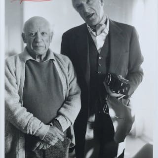Photograph: Self-portrait with Picasso, 1965